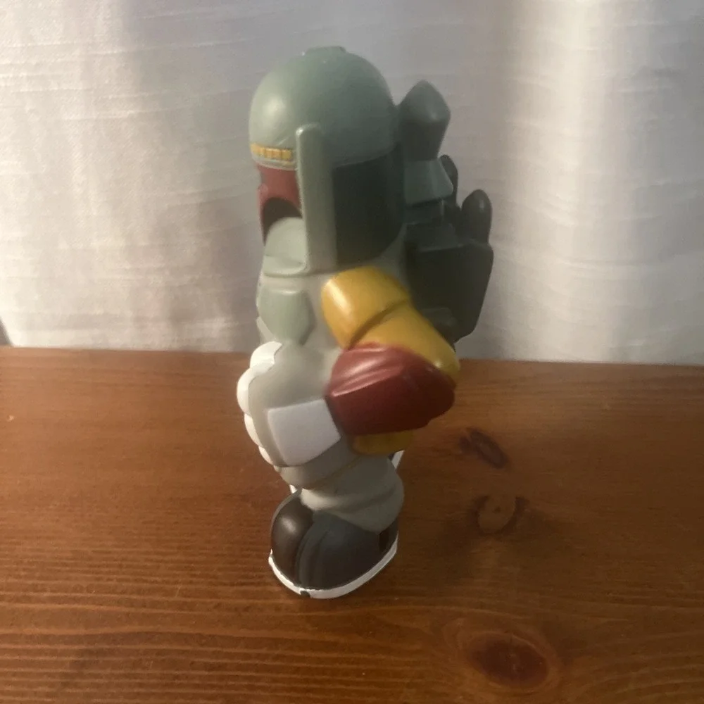 Disney 2008 Star Wars Rubber Plastic Bobo‎ Fett Mandalorian 5